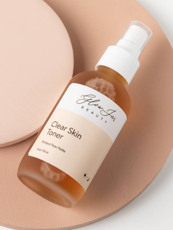 Clear Skin Toner for wholesale by Glow Jar Beauty