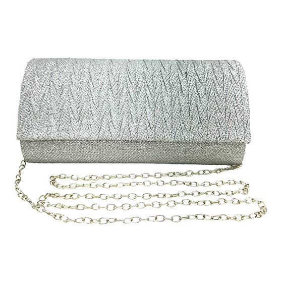 TAPA fashion - Wholesale Clutch Bag - Women's - Pleated Accent Evening Bag FB7423 (1pc)