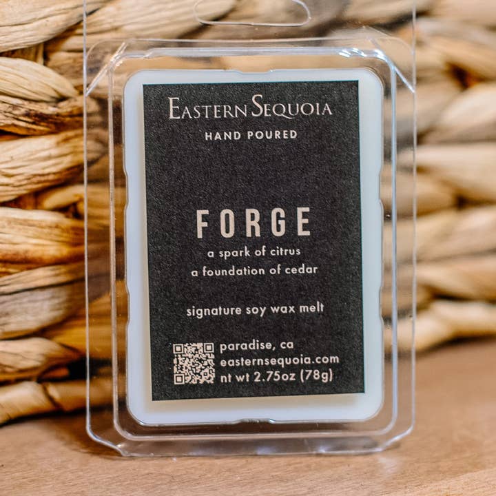 Forge Wax Melts for wholesale by Eastern Sequoia