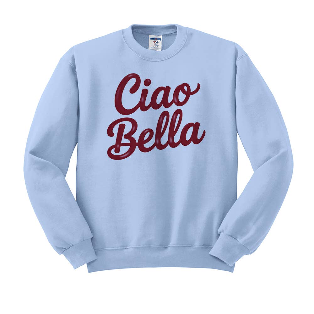 DaisyChainDesignCo - Wholesale Graphic Sweatshirt - Women's - Ciao Bella Crewneck Sweatshirt 1