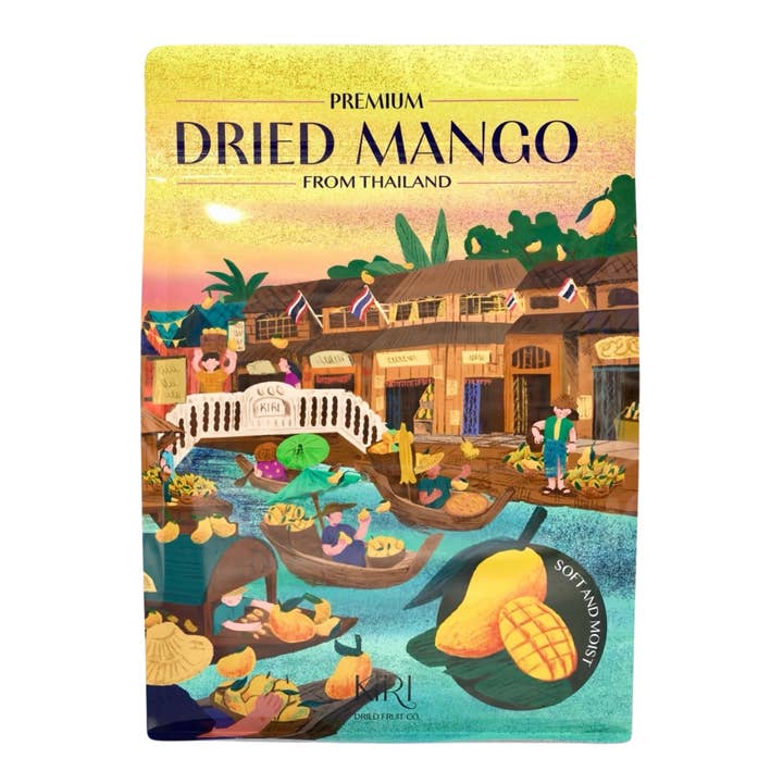 Kiri Dried Fruit Co - Wholesale Dried/Dehydrated Fruit - KIRI Premium Dried Mango from Thailand, Soft & Not too sweet