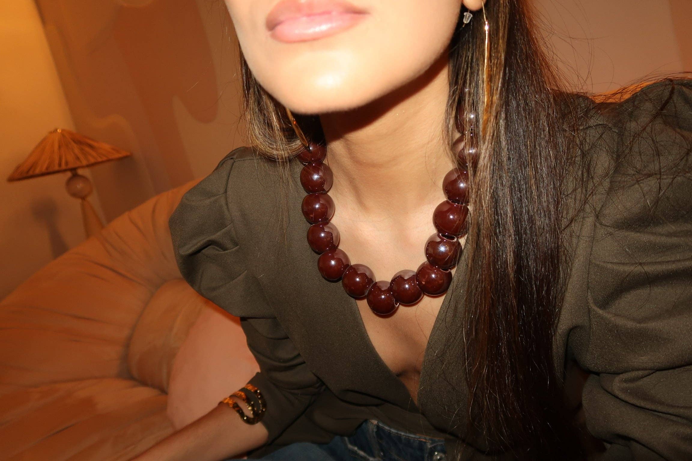 Woonder - Wholesale Choker/Collar - Chocolate Chain1