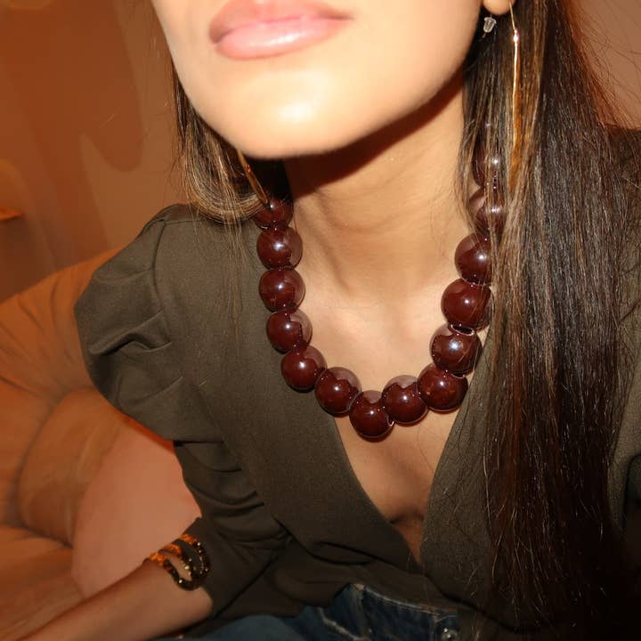 Woonder - Wholesale Choker/Collar - Chocolate Chain1