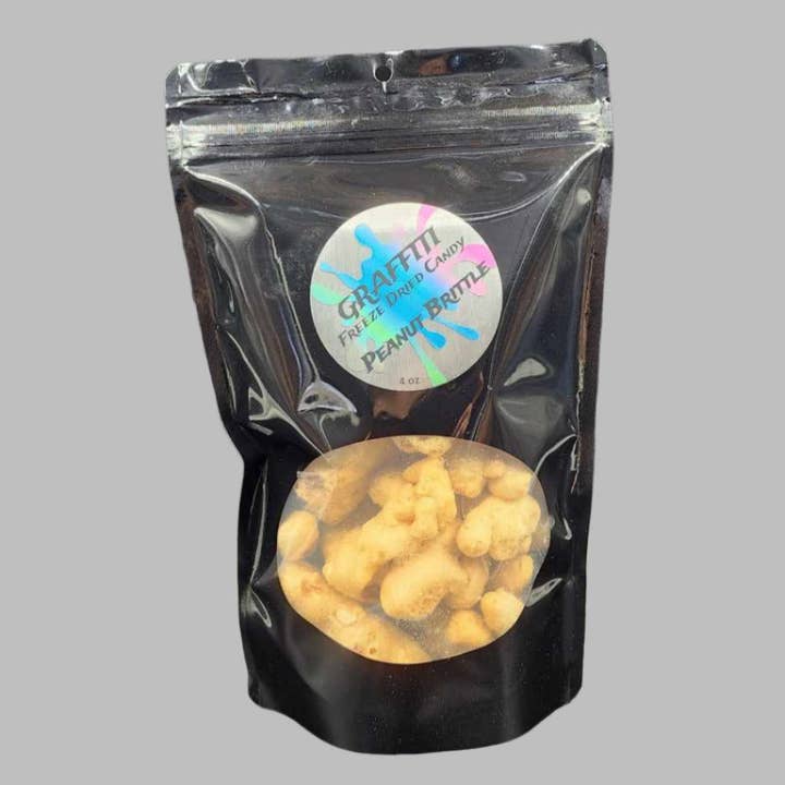 Frysetørret jordnøddebrud slik for engroshandel hos Graffiti Snacks LLC