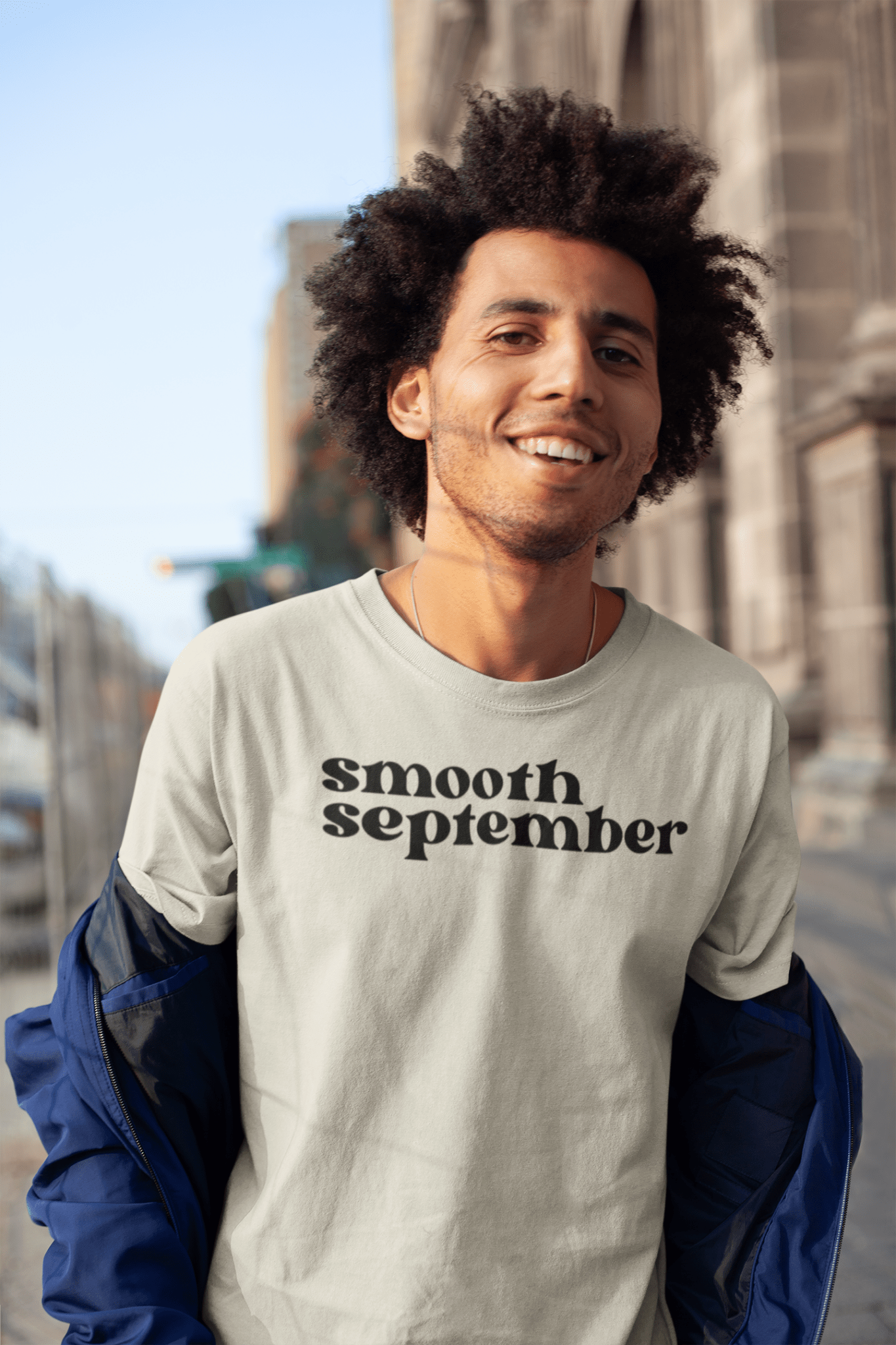 Smooth September LLC - Wholesale Shirt - Unisex - Smooth September Soft Cotton T-Shirt – Caribbean Inspired Premium Heavyweight Tee (Sand)1