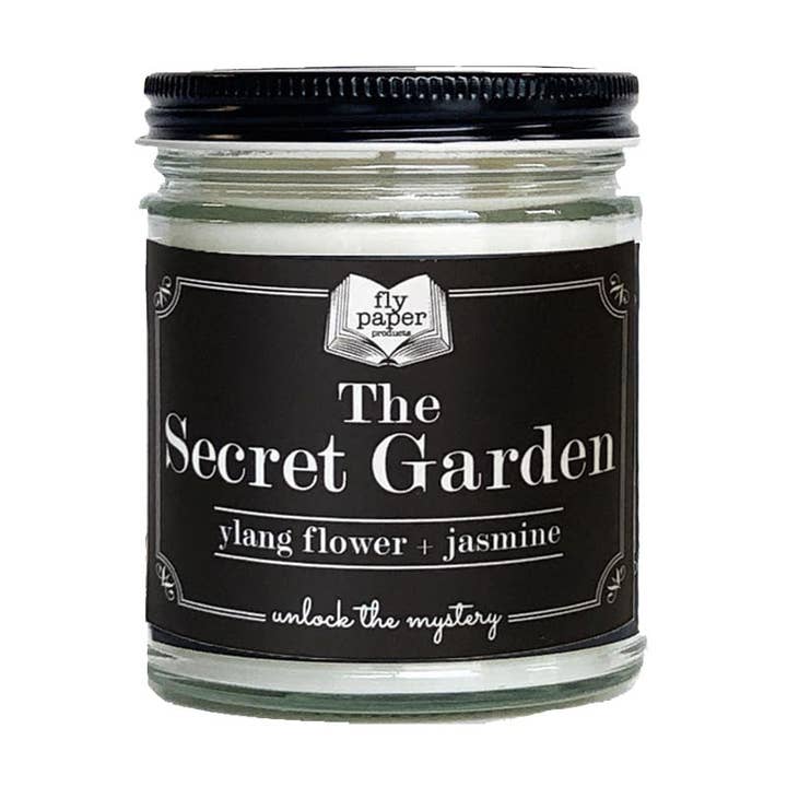 The Secret Garden 9oz Candle Ylang Flower + Jasmine for wholesale by Fly Paper Products