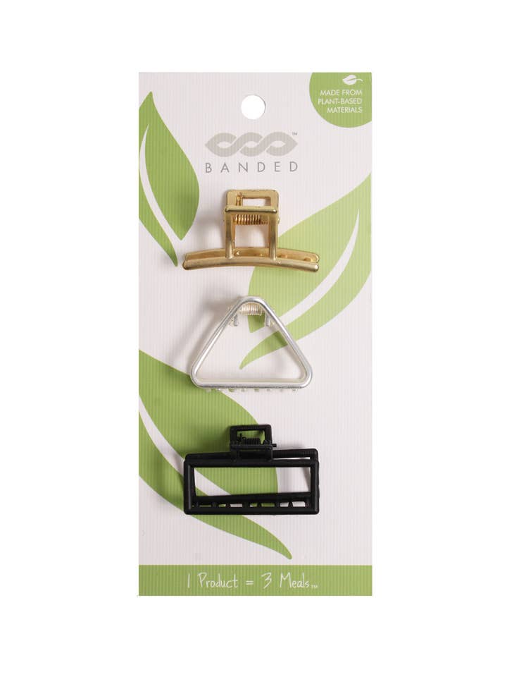 Sail Away - Small Matte Metal Claw Clips for wholesale by BANDED