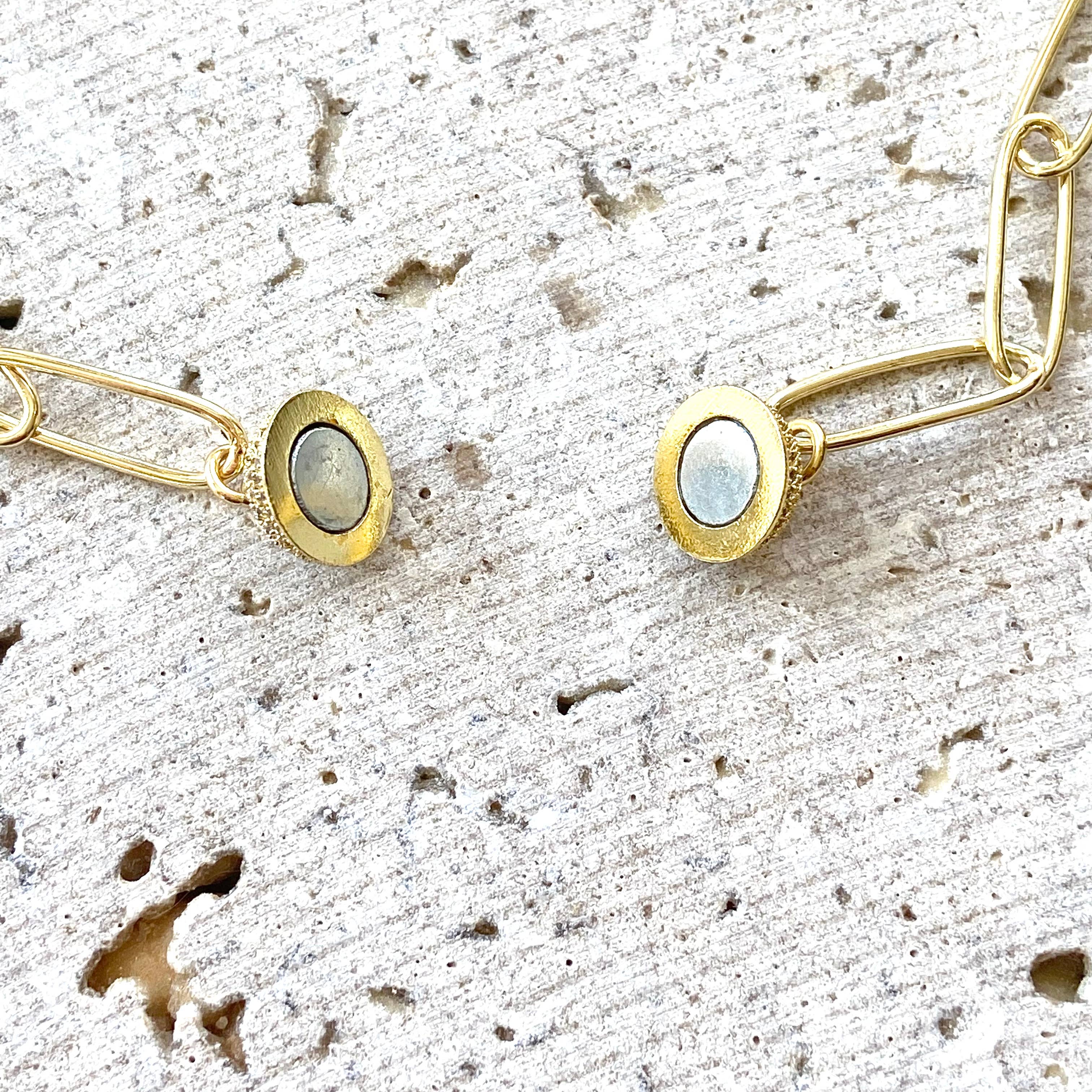 VB&CO Designs Handmade Jewelry - Wholesale Link & Chain Necklace - Magnetic paperclip chain  boutique jewelry salon necklace1