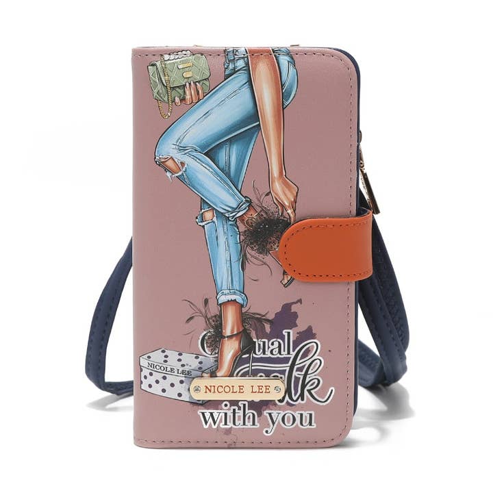 FUNDA MOVIL CON FUNCIÓN DE BANDOLERA para venta al por mayor de Nicole Lee