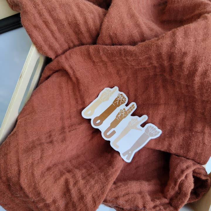 SEWNPRESS - Wholesale Sticker - ASL Doula Die Cut Sticker1