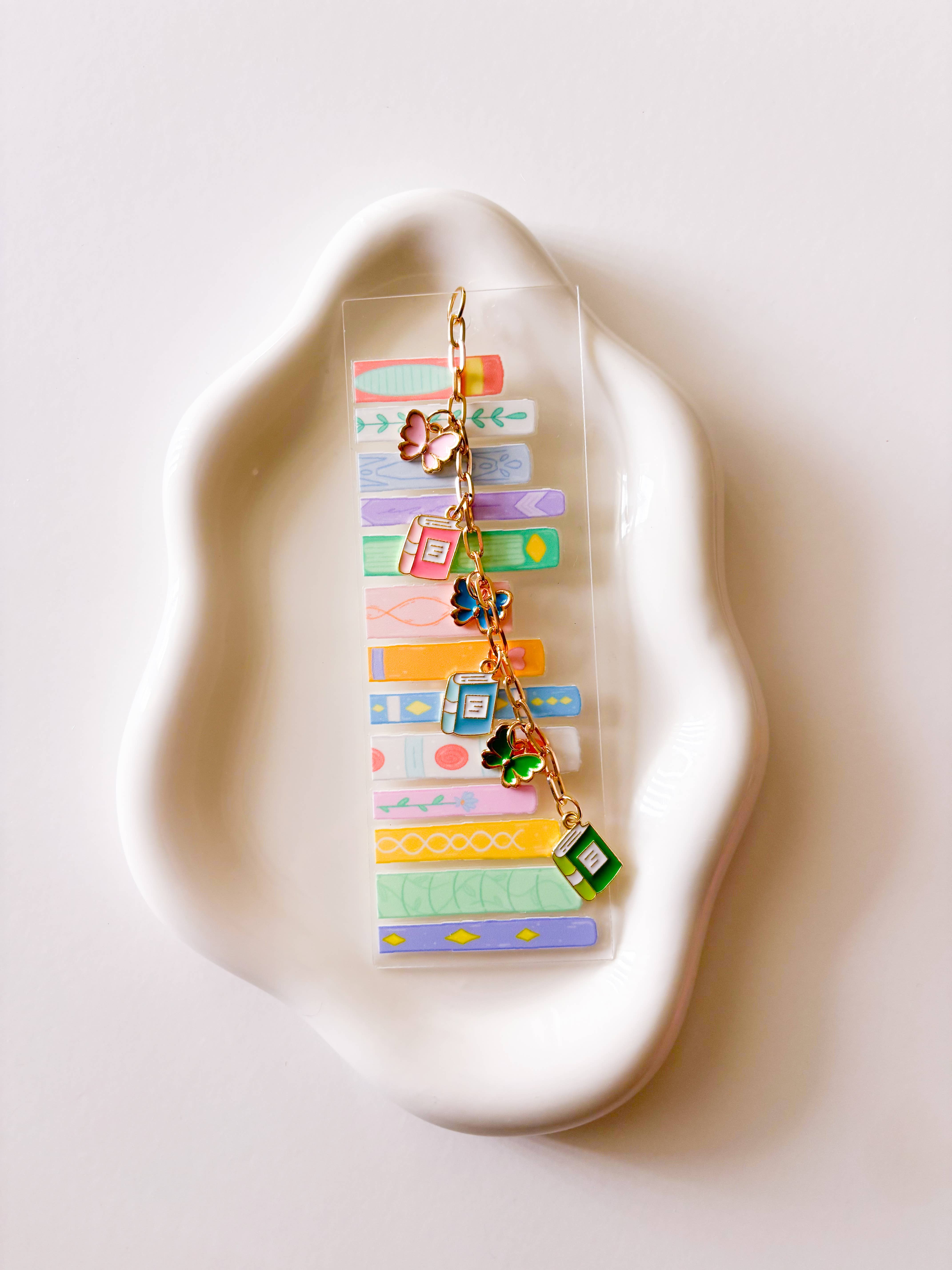 Lover's Library - Wholesale Bookmark - Colorful Charmed Bookmark2