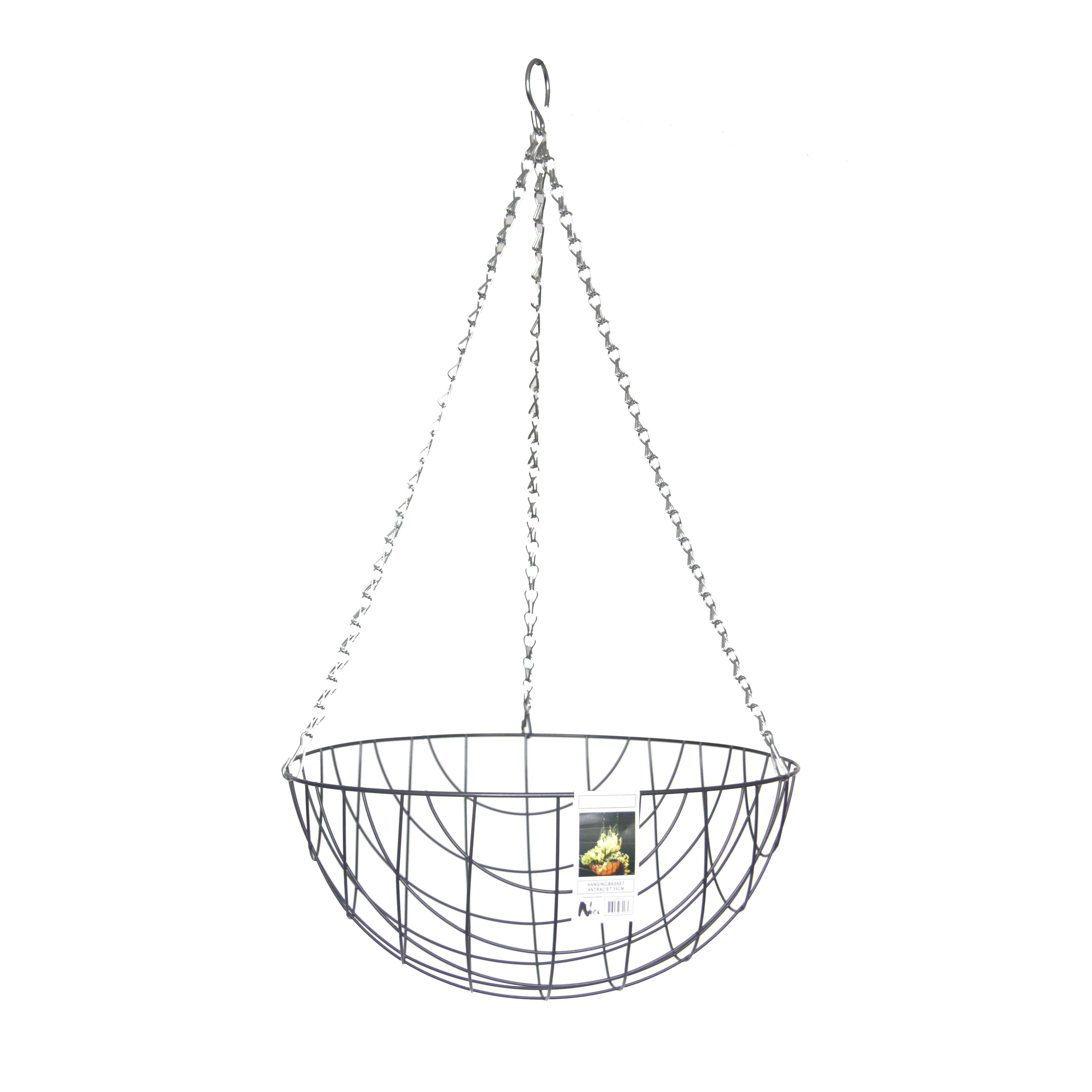 Esschert Design USA - Wholesale Hanging Planter - 14" Hanging Basket, Metal2