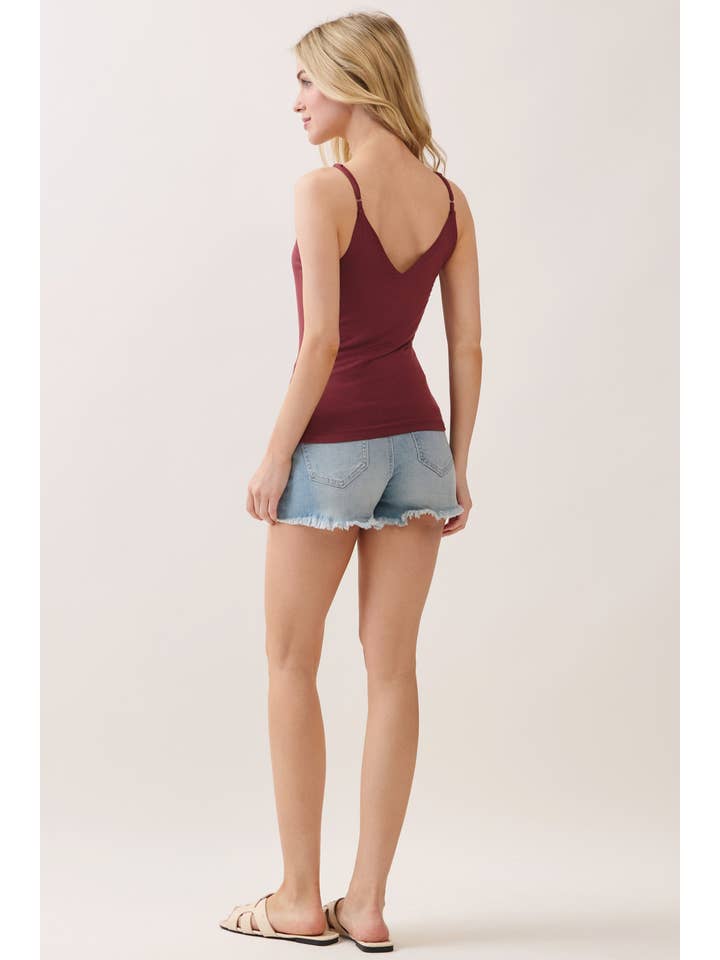 Final Touch - Wholesale Camisole - Women's - DOUBLE LAYERED V- NECK CAMI TOP - VT1613124