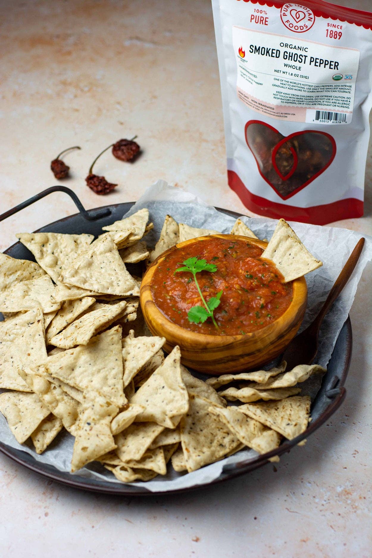 Pure Indian Foods - Wholesale Dried Spice - Ghost Pepper (Smoked Bhut Jolokia), Certified Organic8