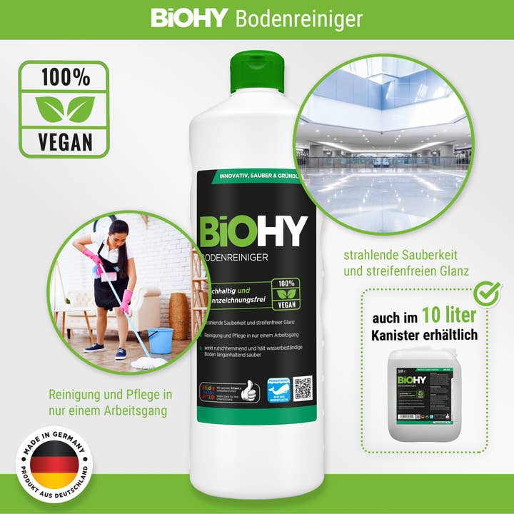 BiOHY - Wholesale Oral Supplement/Vitamin - BiOHY Floor Cleaner, Shine Cleaner, Floor Care, Bio-Concentrate, B2B8