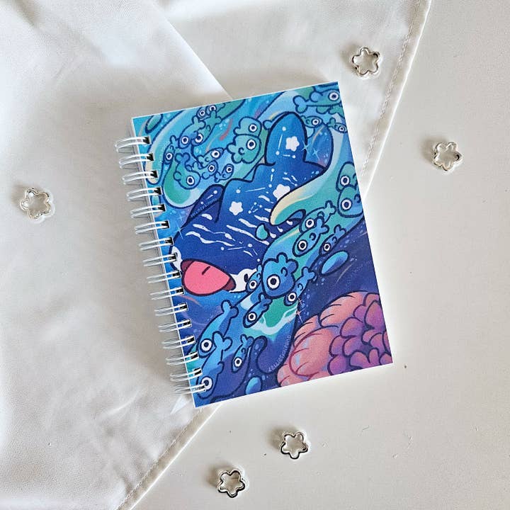 Zellie's Koi Pond – wholesale Klistermärke – Whale Shark återanvändbar klisterbok