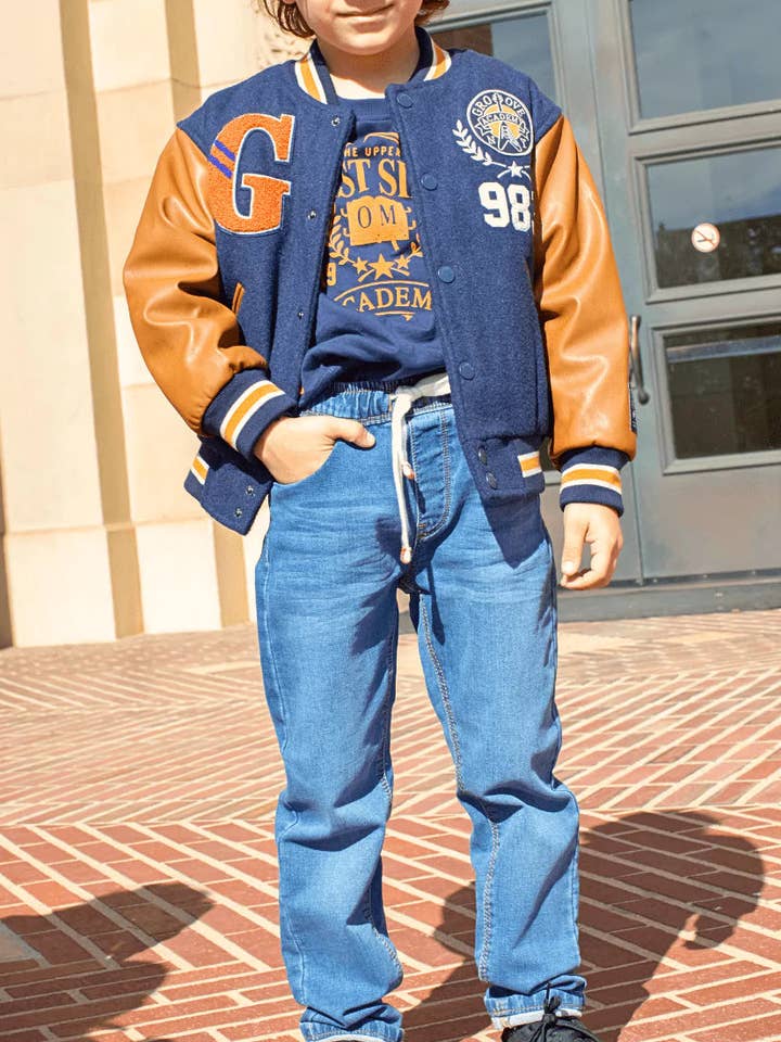 JEANS 5 POCKETS - BOYS CHINO PANTS for wholesale by Little-Betty