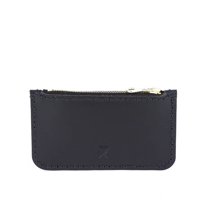 Zip Wallet: Black for wholesale by LOUISE GOODS