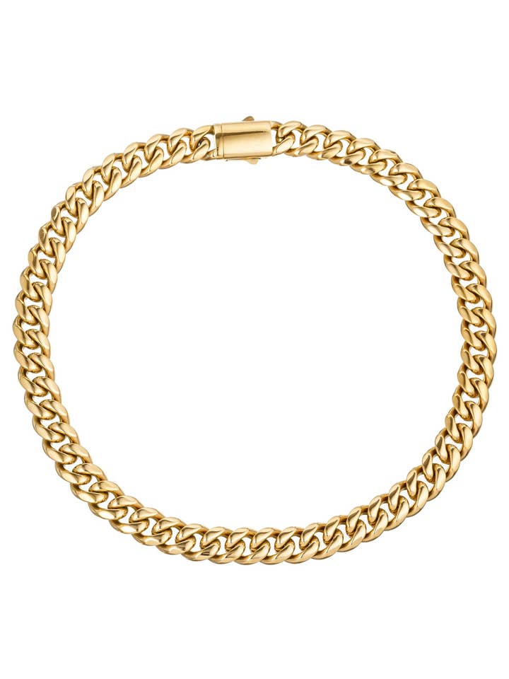 Joel 10MM Titanium Drop Necklace for wholesale by Eye Candy Los Angeles