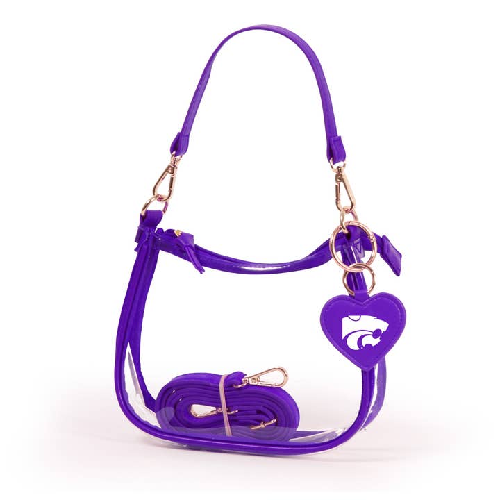 Borsa Trasparente Kansas State Wildcats Clara con Ciondolo a Forma di Cuore per la vendita all'ingrosso da parte di Desden