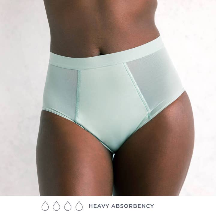 Saalt - Wholesale Period Underwear - Women's - Leakproof French Cut High Waist Full Gusset - Heavy