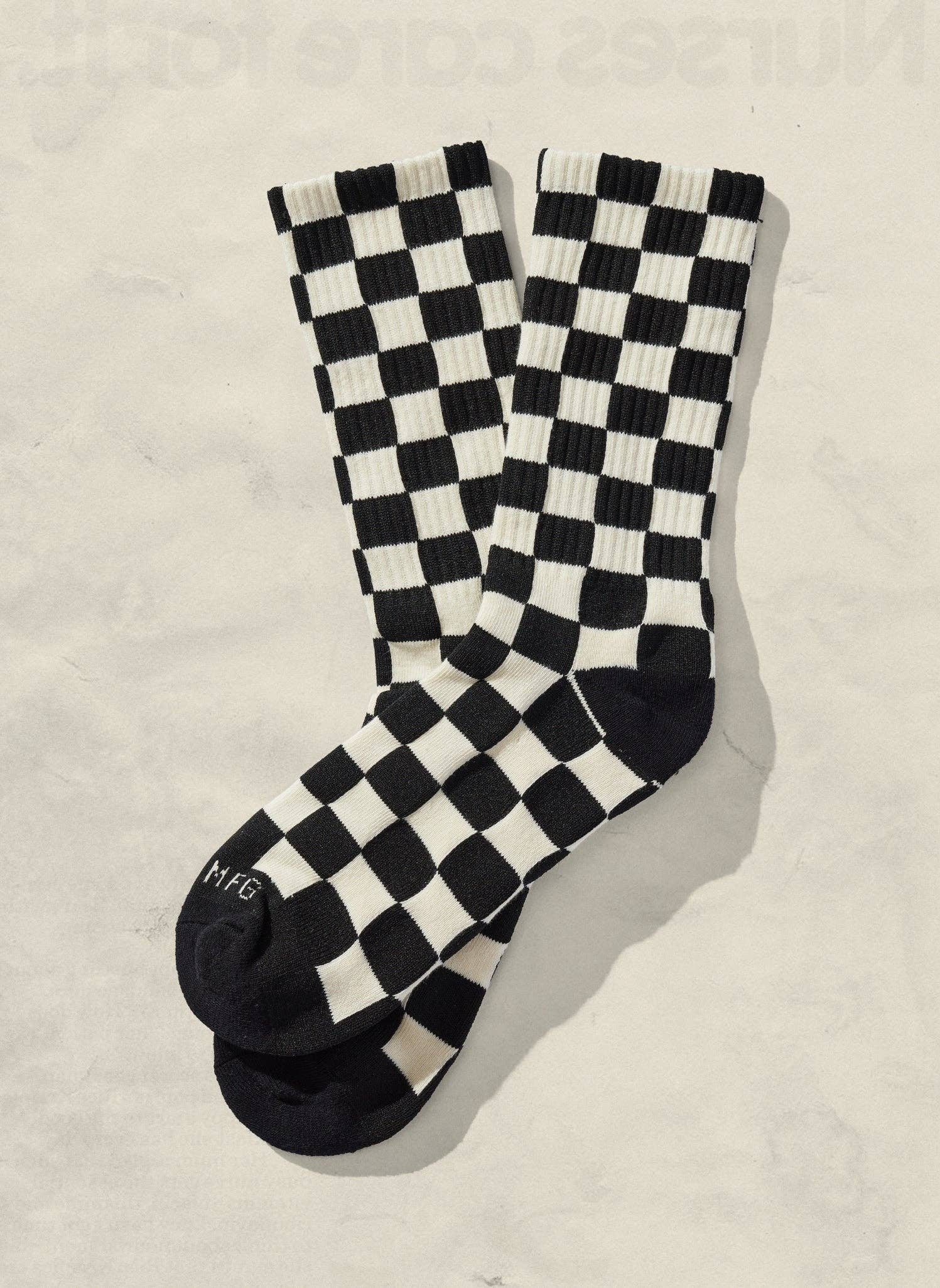 Weld Mfg. - Wholesale Socks - Women's - Checkerboard Crew Socks0