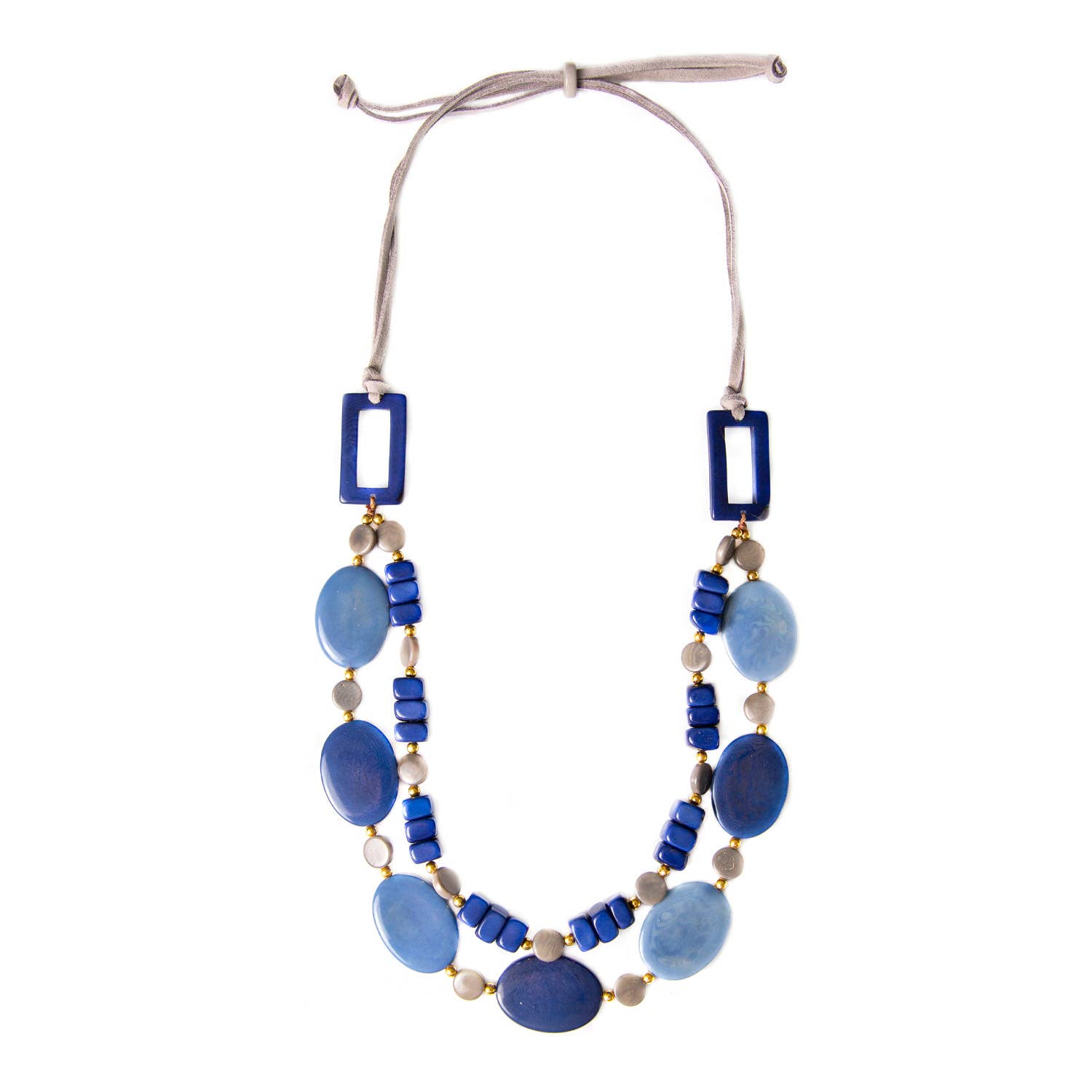 Organic Tagua Jewelry - Vente Colliers plastrons - Collier Avery3