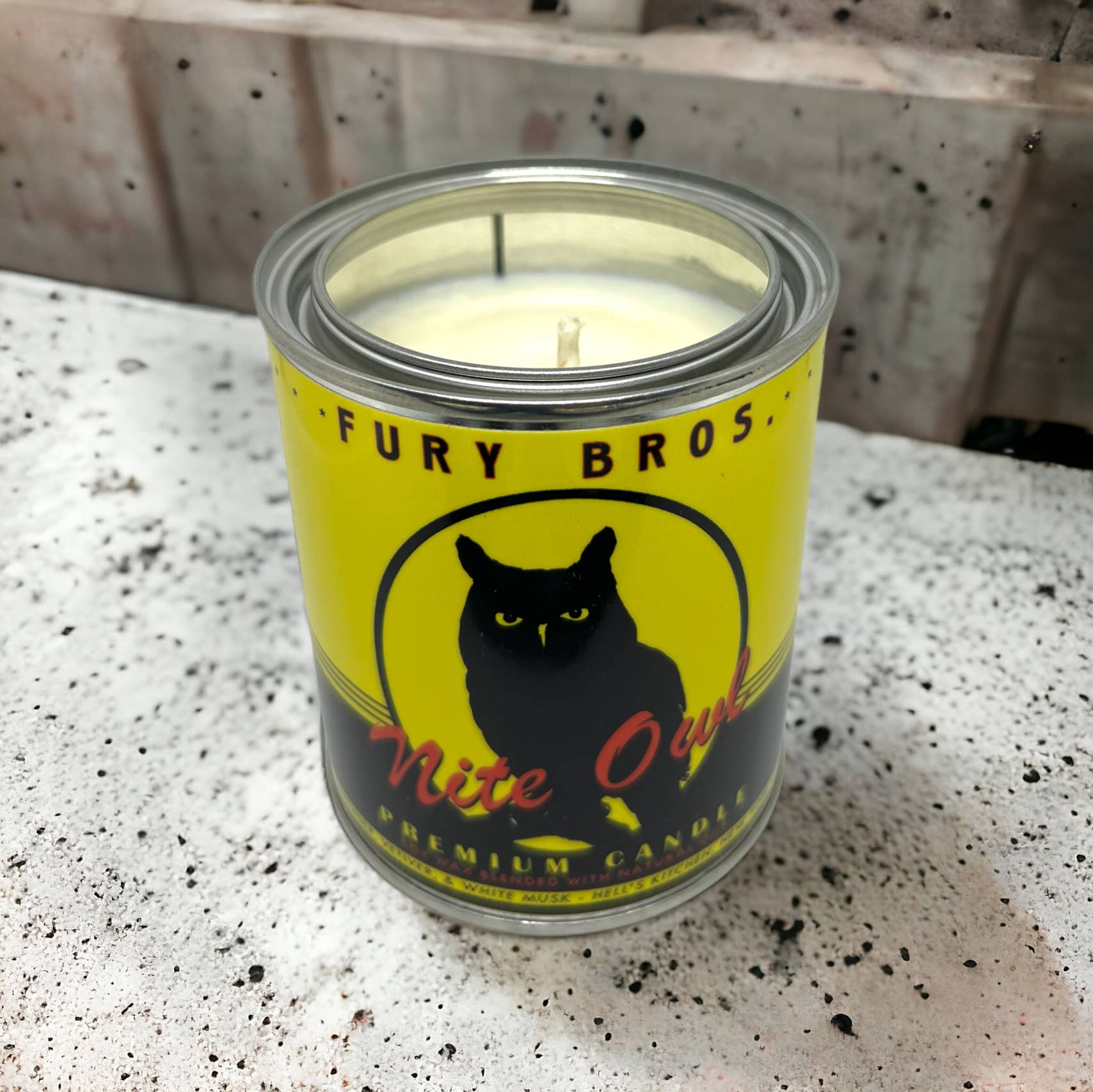 Fury Bros. - Wholesale Jar/Filled Candle - Nite Owl Premium Candle 12.5oz3