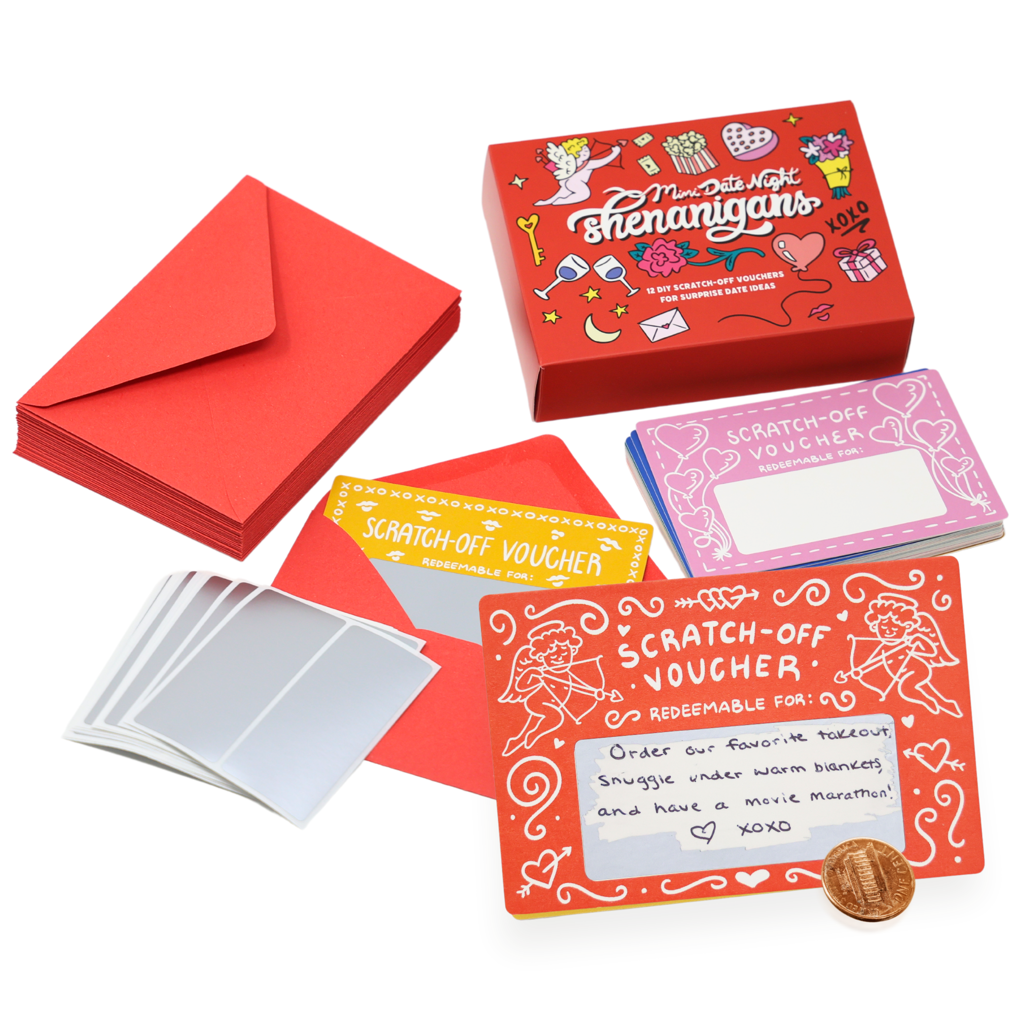 Sleazy Greetings - Wholesale Gag Gift/Novelty Gift - Mini Date Night Shenanigans - Scratch-Off DIY Love Vouchers2