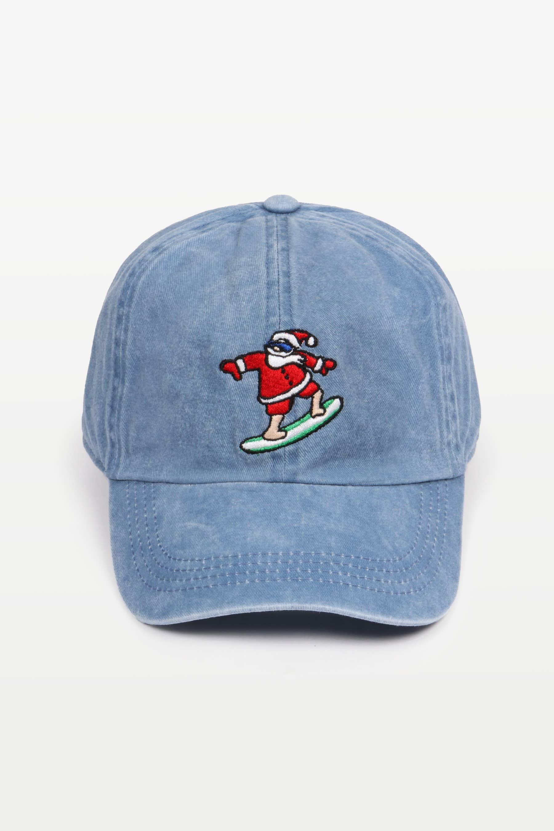 David And Young - Wholesale Baseball Cap - Unisex - Christmas SANTA embroidery stone washed Baseball Caps7