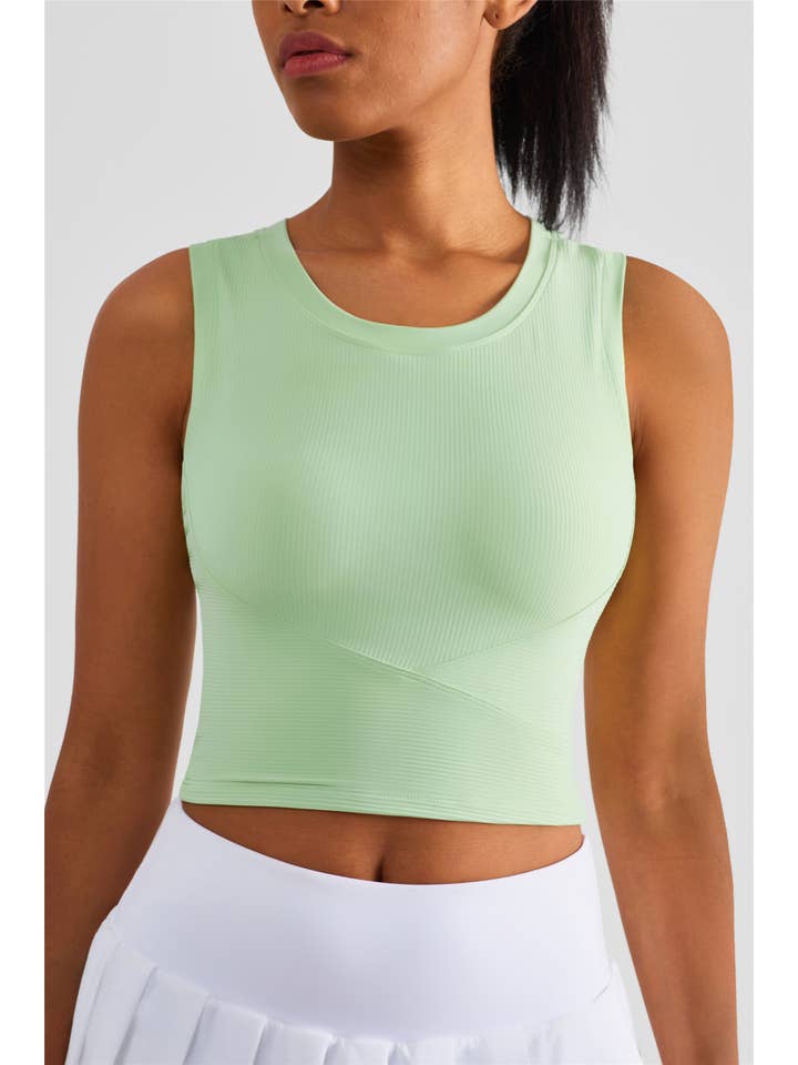 91thelabel - Wholesale Tank top – Women′s - Malibu Ribbed Molded Cup Tank Top22