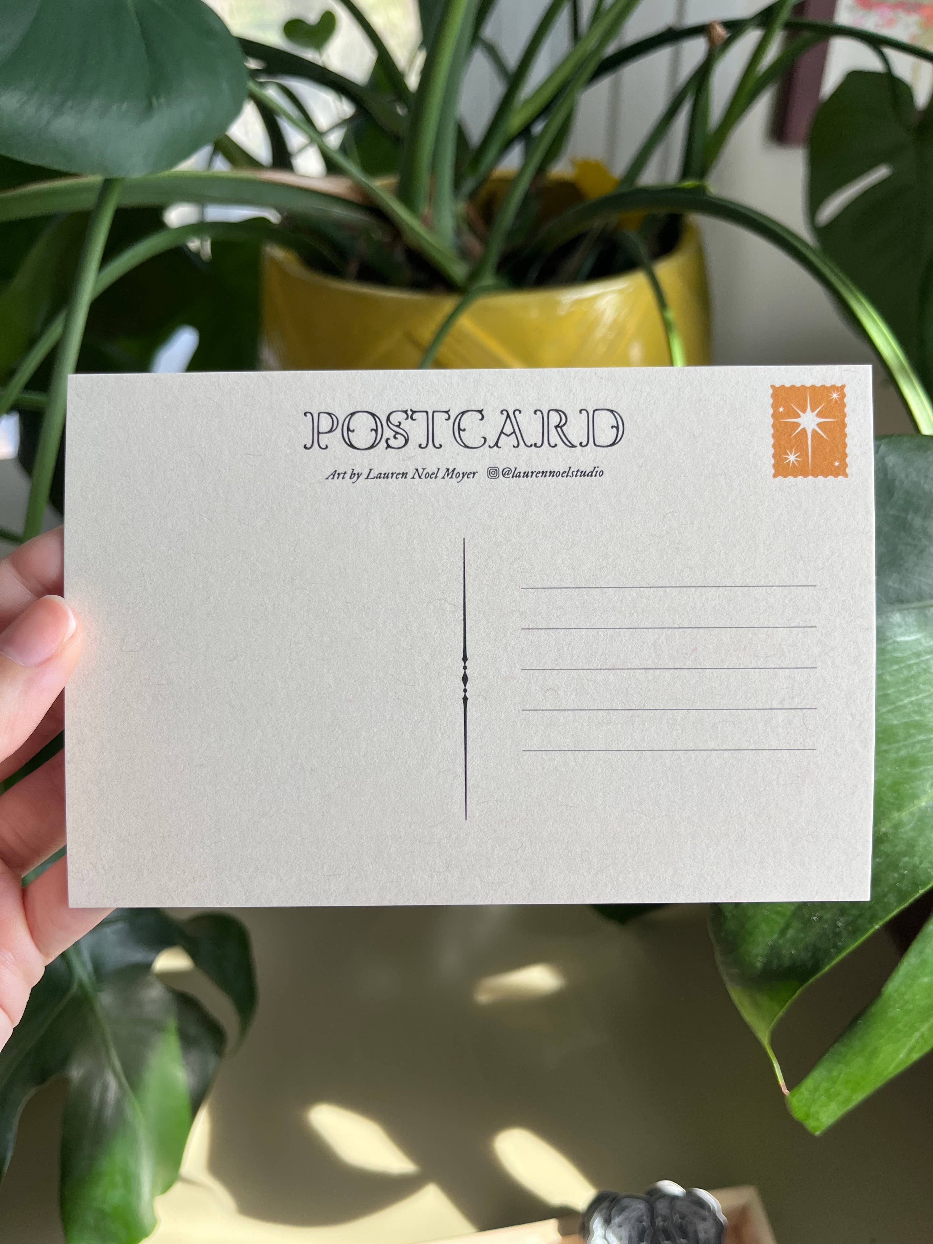 Lauren Noel Studio - Wholesale Postcard - Zodiac Gold Foil Postcard14