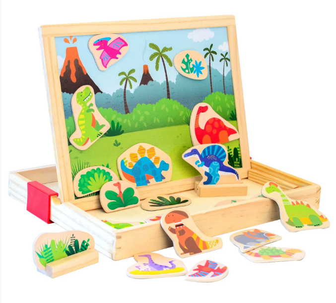 ACOOL TOY - Wholesale Wood Toy - Kids - AC7216 / AC7218 Magnetic Box - Open Case7