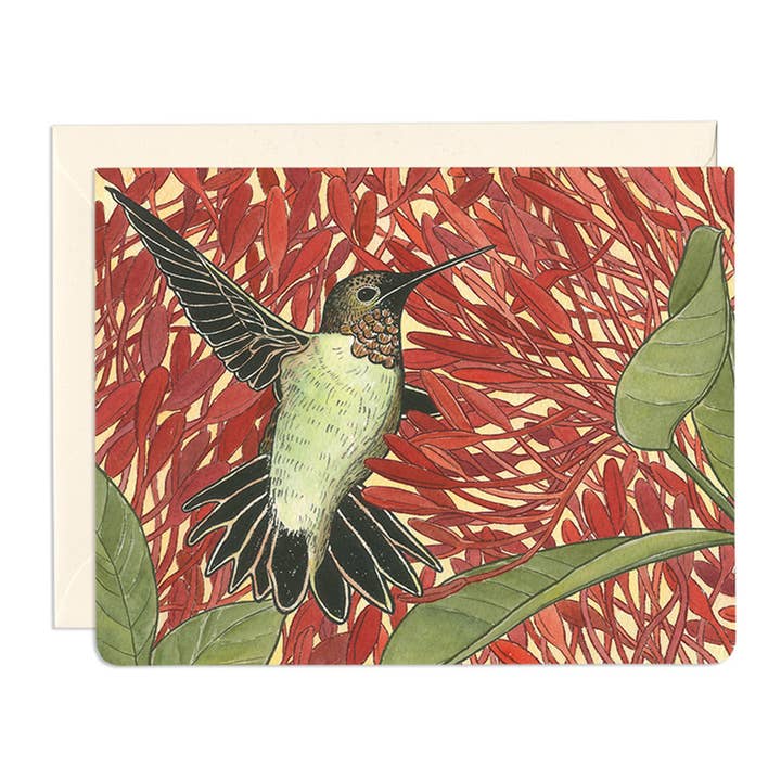 Hummingbird Healer Card for wholesale by Gotamago