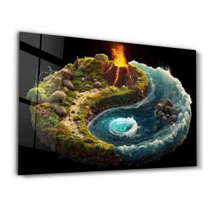 Artdesigna KG - Wholesale Art Print - Forces of Balance - Glass Wall Art