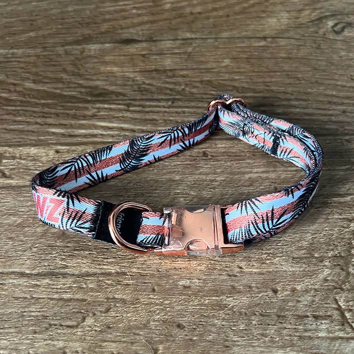 Gola Cão Palma Ouro Rosa por atacado de PAWZ