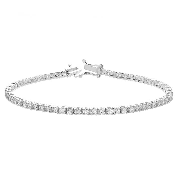 LMJ LoveGrown 10K White Gold Lab Grown Diamond Tennis Bracelets - 3.36 Cts for wholesale by LuvMyJewelry (LMJ)