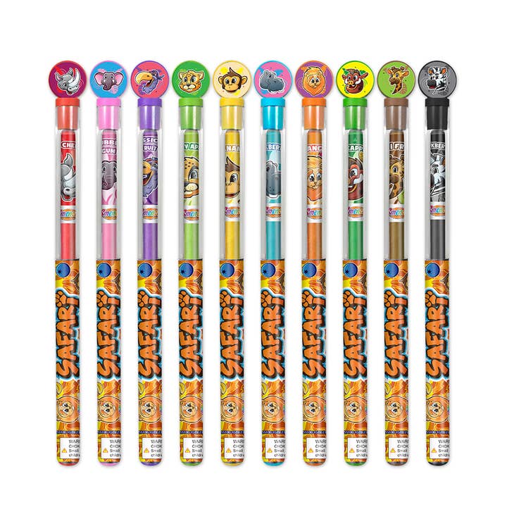 Scentco, Inc - Wholesale Colored Pencil - Safari Colored Smencils - Scented Colored Pencils - 10 Count