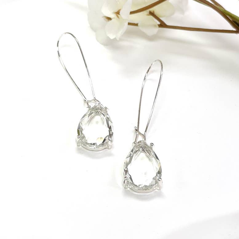 StarryNYC - Wholesale Dangle Earrings - Teardrop Glass Bead 14mm x 18mm w/ Kidney Wire Earrings19