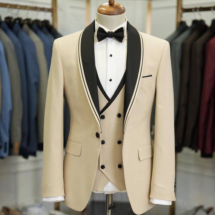 Mens 3 Piece Slim Groom and Formal Suit and other Purchase Wholesale trajes hombre. Free Returns & Net 60 Terms on Faire trending on Faire.