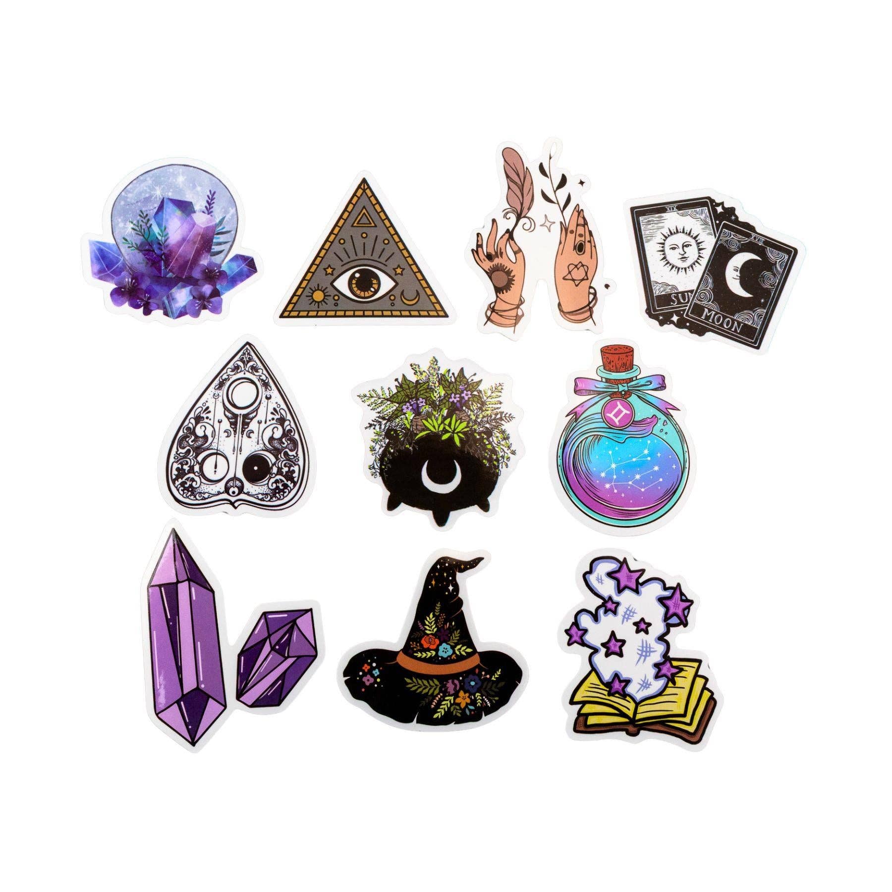 Down To Earth - Wholesale Sticker - Witchy Boho Stickers 10pk.0