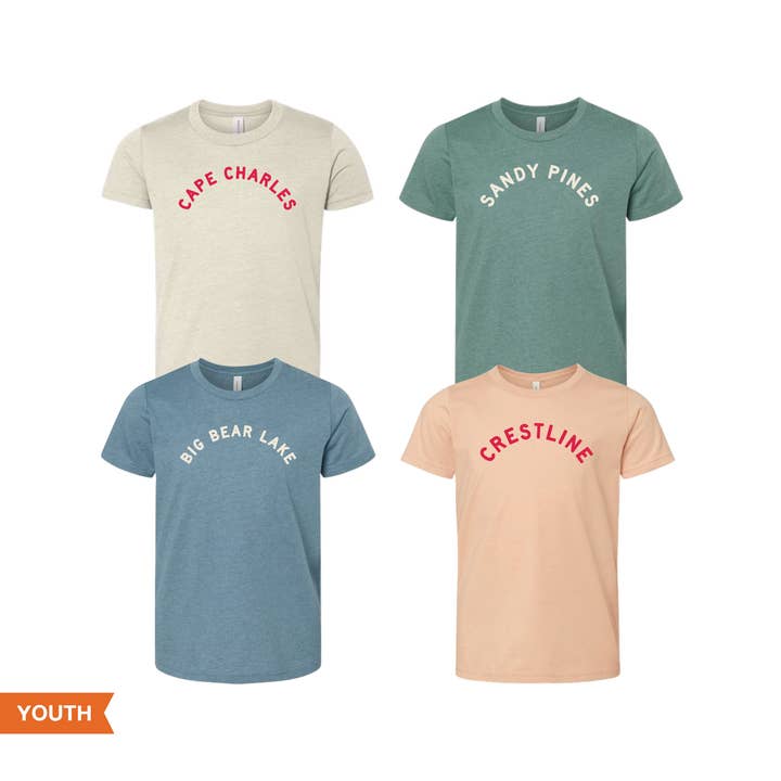 Acme Local - Wholesale Screen Printed T-Shirt - Kids - Classic Arch Customizable Youth Tee Shirt1