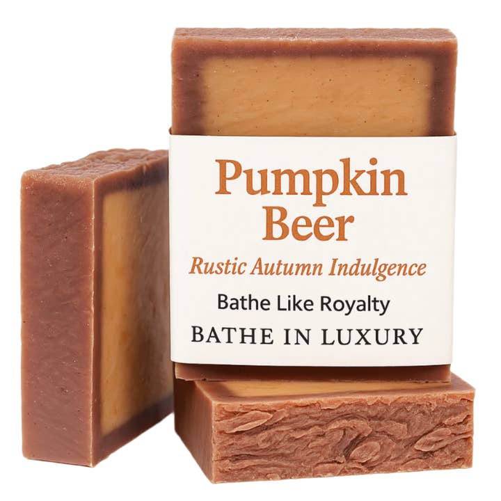 Sabonete de Cerveja de Abóbora – Indulgência Rústica de Outono por atacado de Bathe in Luxury