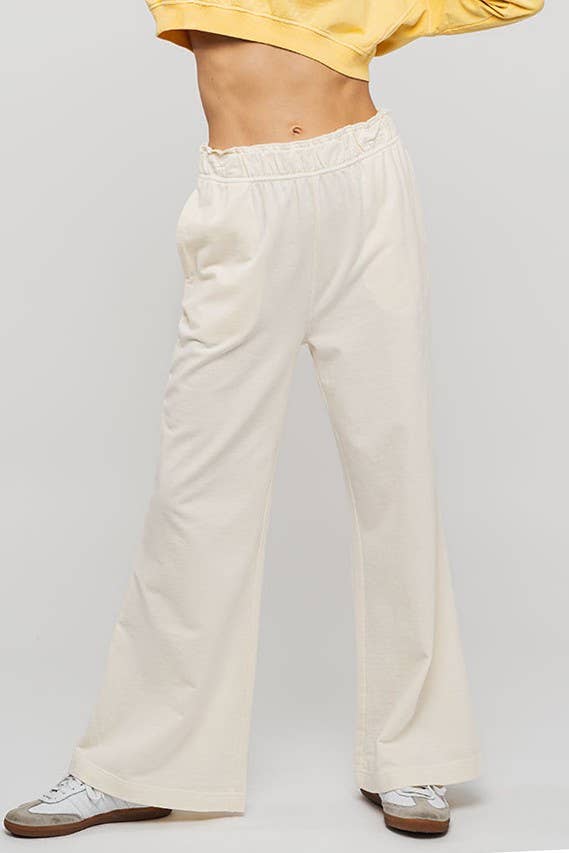 Urban Daizy - Wholesale Lounge Sweatpants/Joggers - Women's - Mineral Wash Wide Leg Elastic Waist Casual Sweatpants20