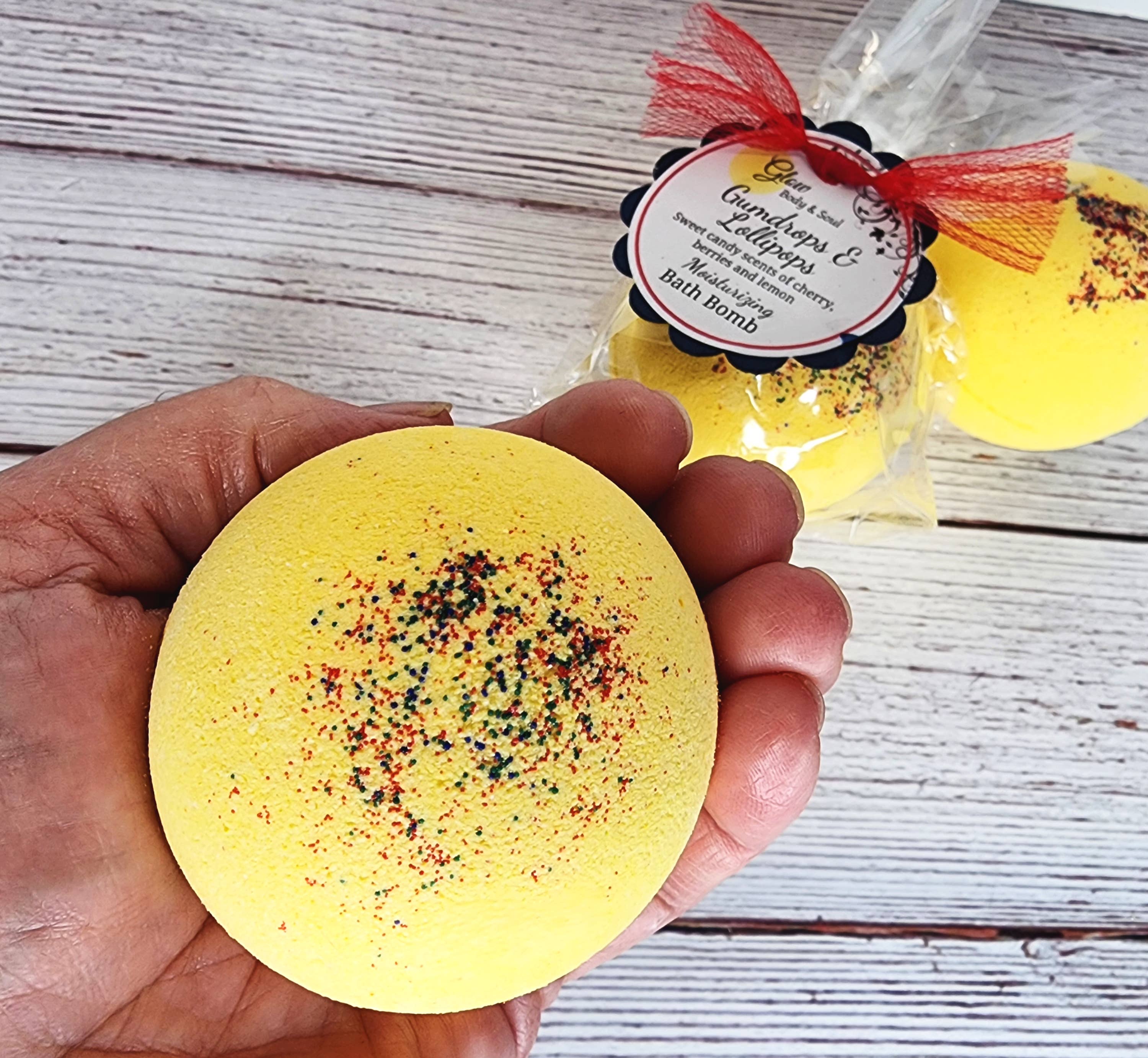 Glow Body and Soul - Wholesale Bath Bomb/Fizz - Gumdrops and Lollipops  Bath Bomb Fizzy Moisturizing Bath Bomb4