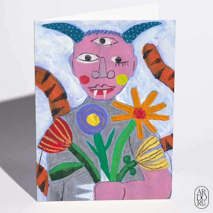 Carte de remerciement - « Quelques fleurs pour votre cœur » pour la vente par ArdorU