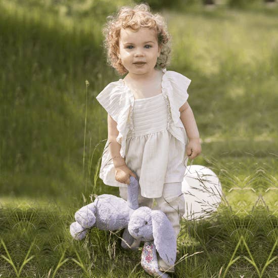 Teddykompaniet - Vente Peluche – enfant et bébé - Viola, bleu tourterelle