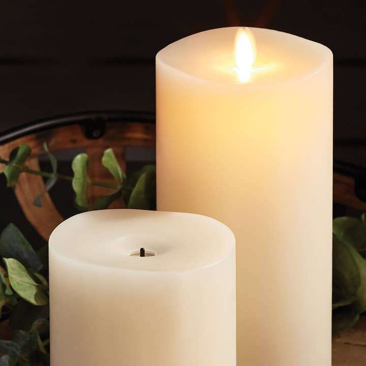 Napa Home & Garden - Wholesale Flameless Candle - Lightli Wick To Flame Pillar 4" X 7"2