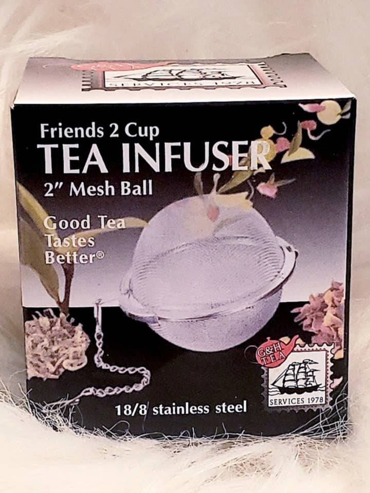 TEA ME « Infuseur/passoire à mailles en acier inoxydable ». pour la vente par Super Natural Nia