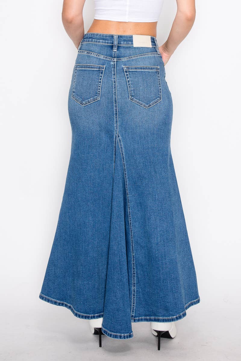 ARTEMIS VINTAGE - Wholesale Jeans - Dames - Denim maxi zeemeerminrok2